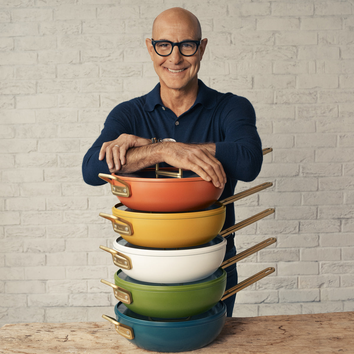 Stanley Tucci™ Ceramic Nonstick 4.5-Quart Stanley Pan Jr. | Tuscan Olive - Image 9