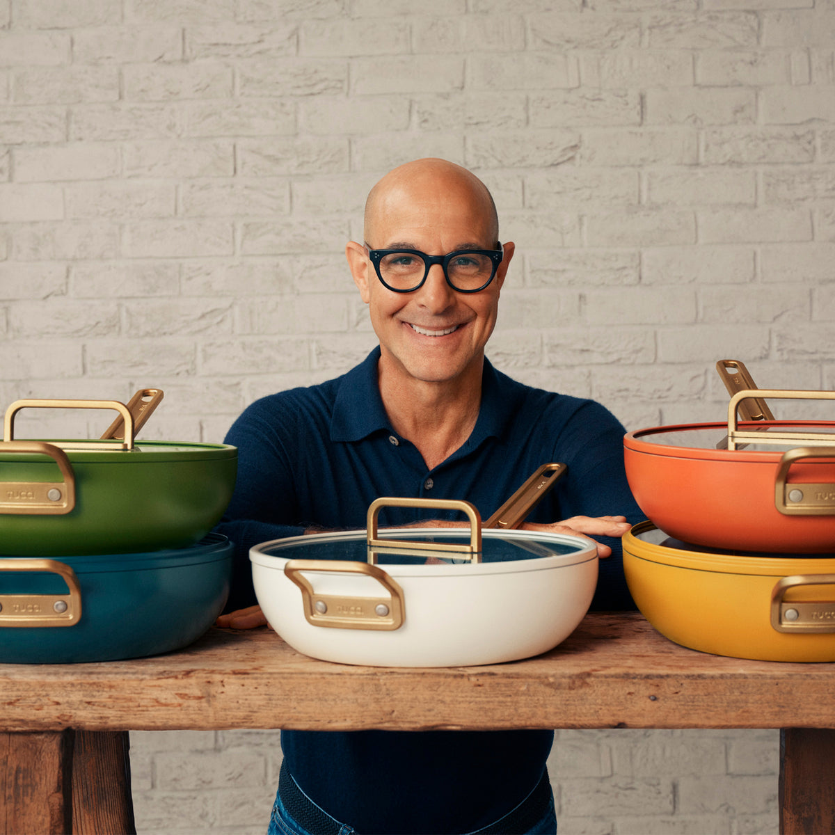 Stanley Tucci™ Ceramic Nonstick 4.5-Quart Stanley Pan Jr. | Amalfi Sunset - Image 9