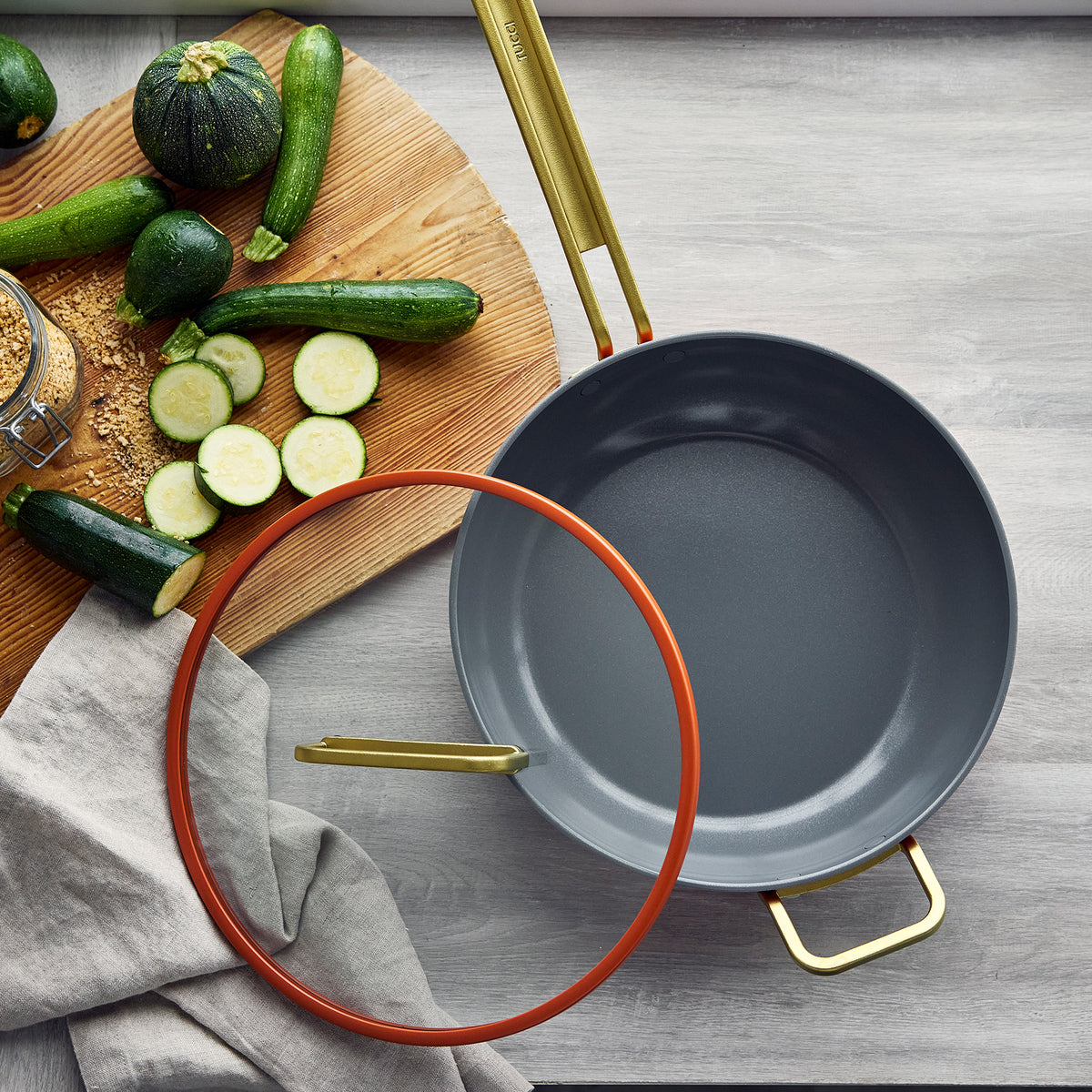 Stanley Tucci™ Ceramic Nonstick 4.5-Quart Stanley Pan Jr. | Amalfi Sunset - Image 5