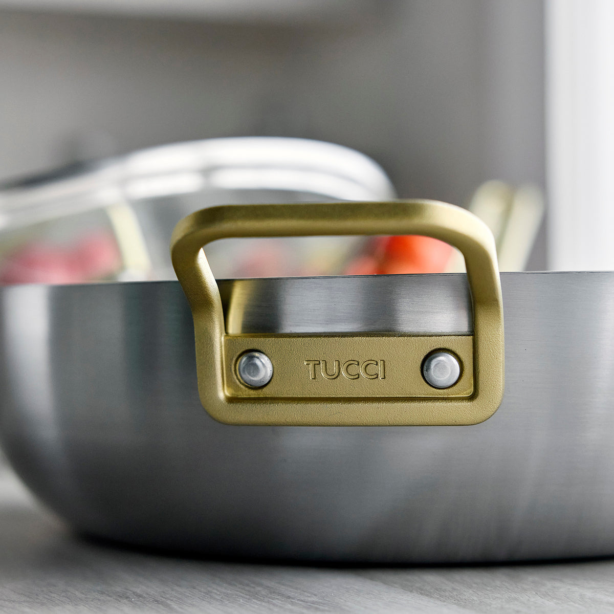 Stanley Tucci™ Uncoated Stainless Steel 6.5-Quart Stanley Pan with Lid - Image 7