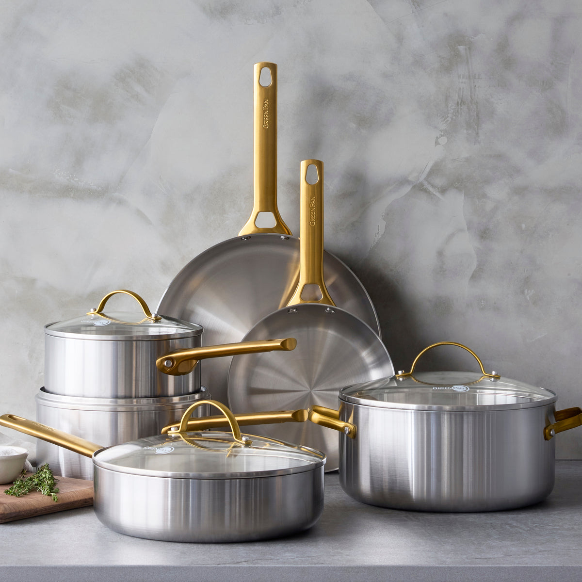 Reserve Stainless Steel 10-Piece Cookware Set - Image 14
