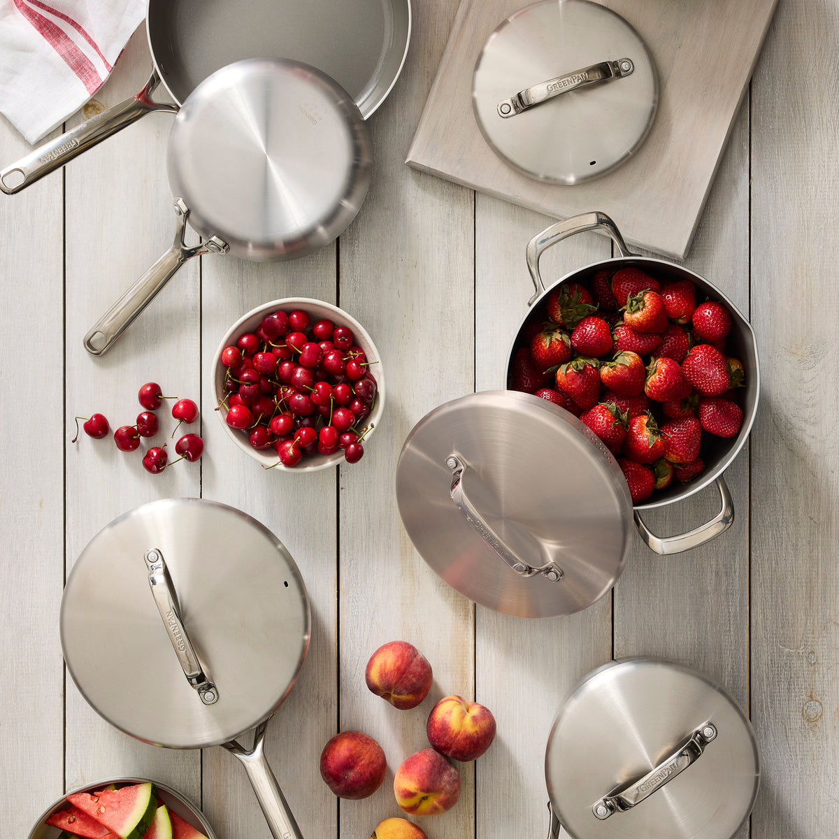 GP5 Stainless Steel 10-Piece Cookware Set | Mirror Handles - Image 4