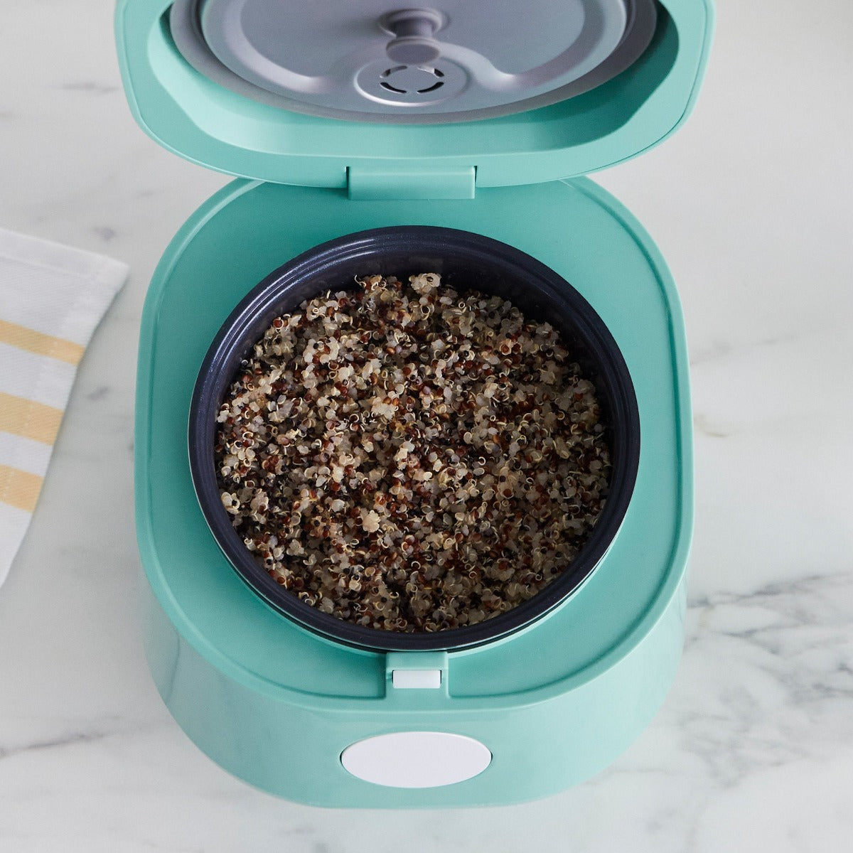 GreenLife 4-Cup Rice & Grains Cooker | Turquoise - Image 5