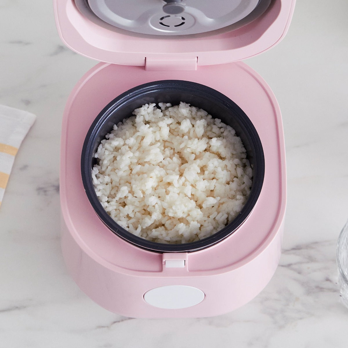 GreenLife 4-Cup Rice & Grains Cooker | Pink - Image 6