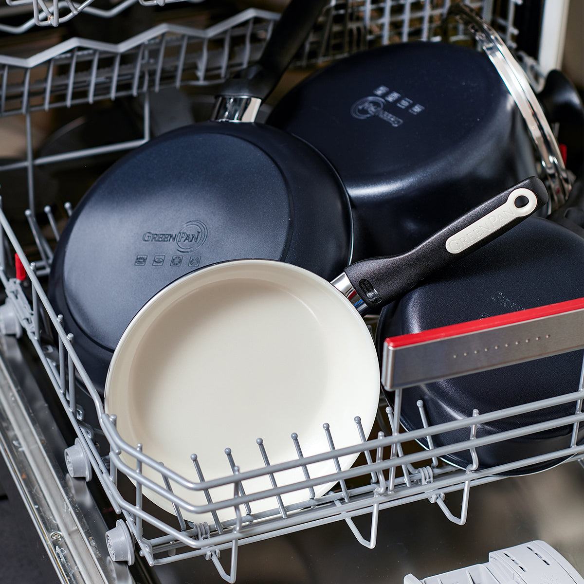 Rio Ceramic Nonstick 5-Quart Sauté Pan with Lid | Black - Image 5