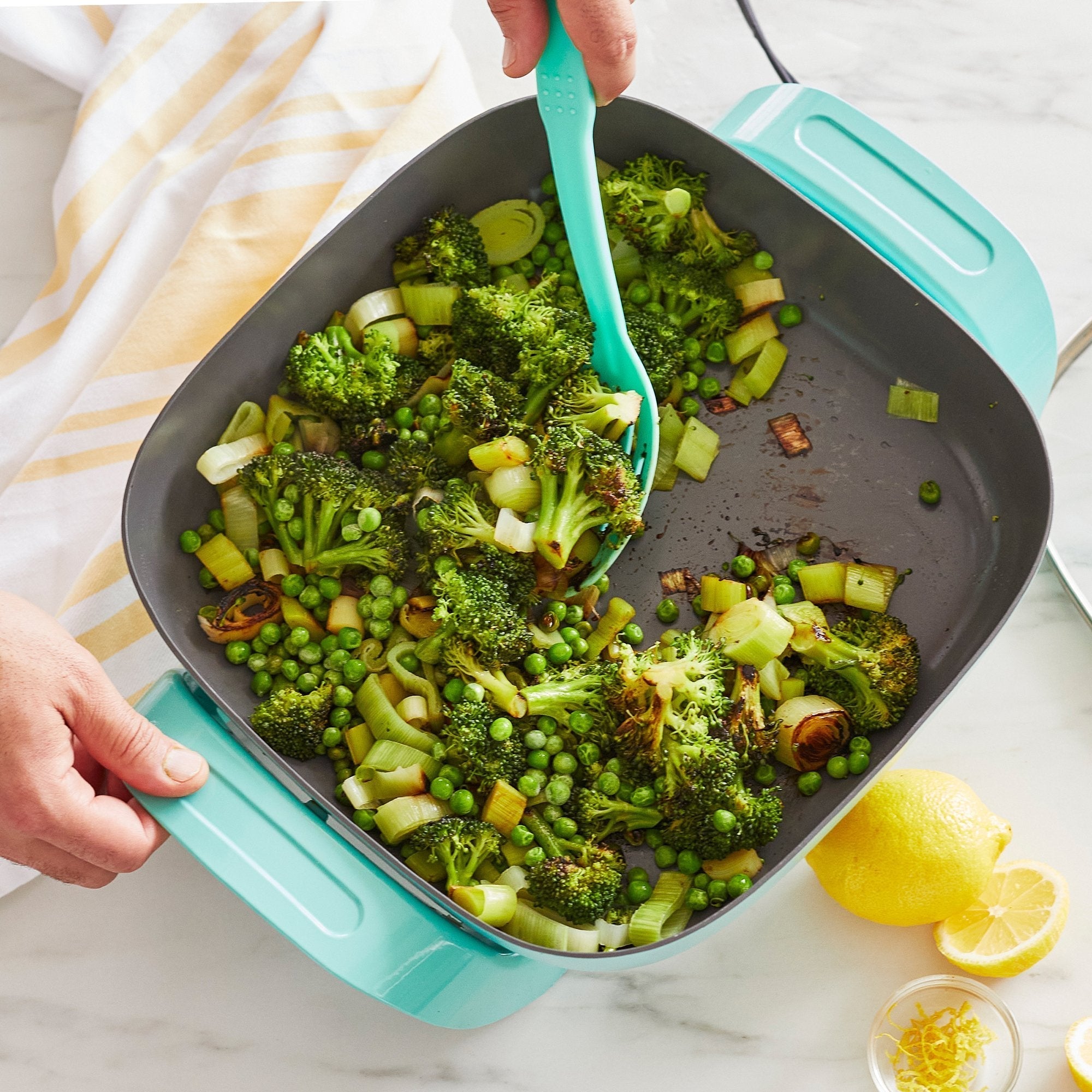 GreenLife Electric Skillet | Turquoise - Image 3