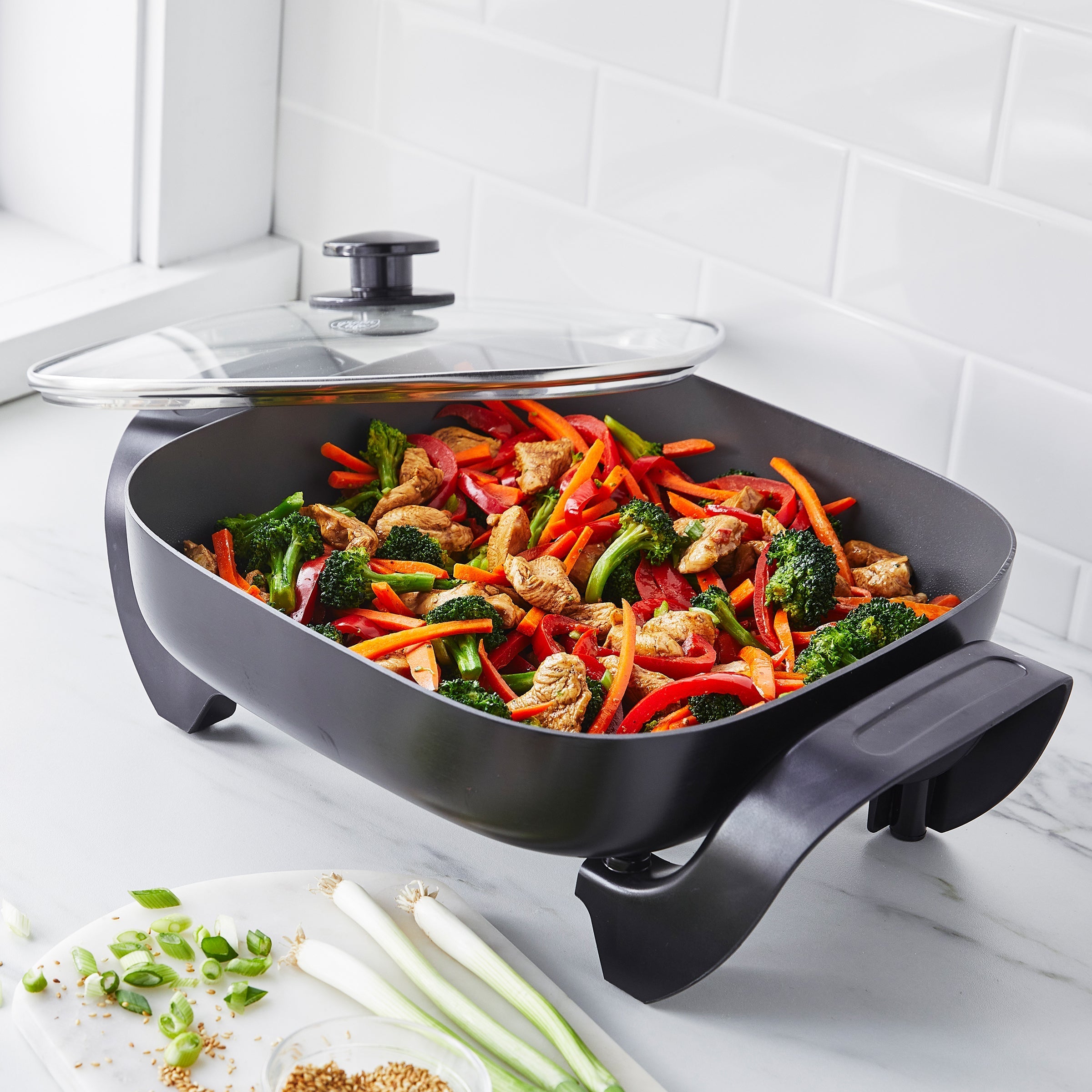 GreenLife Electric Skillet | Black - Image 2
