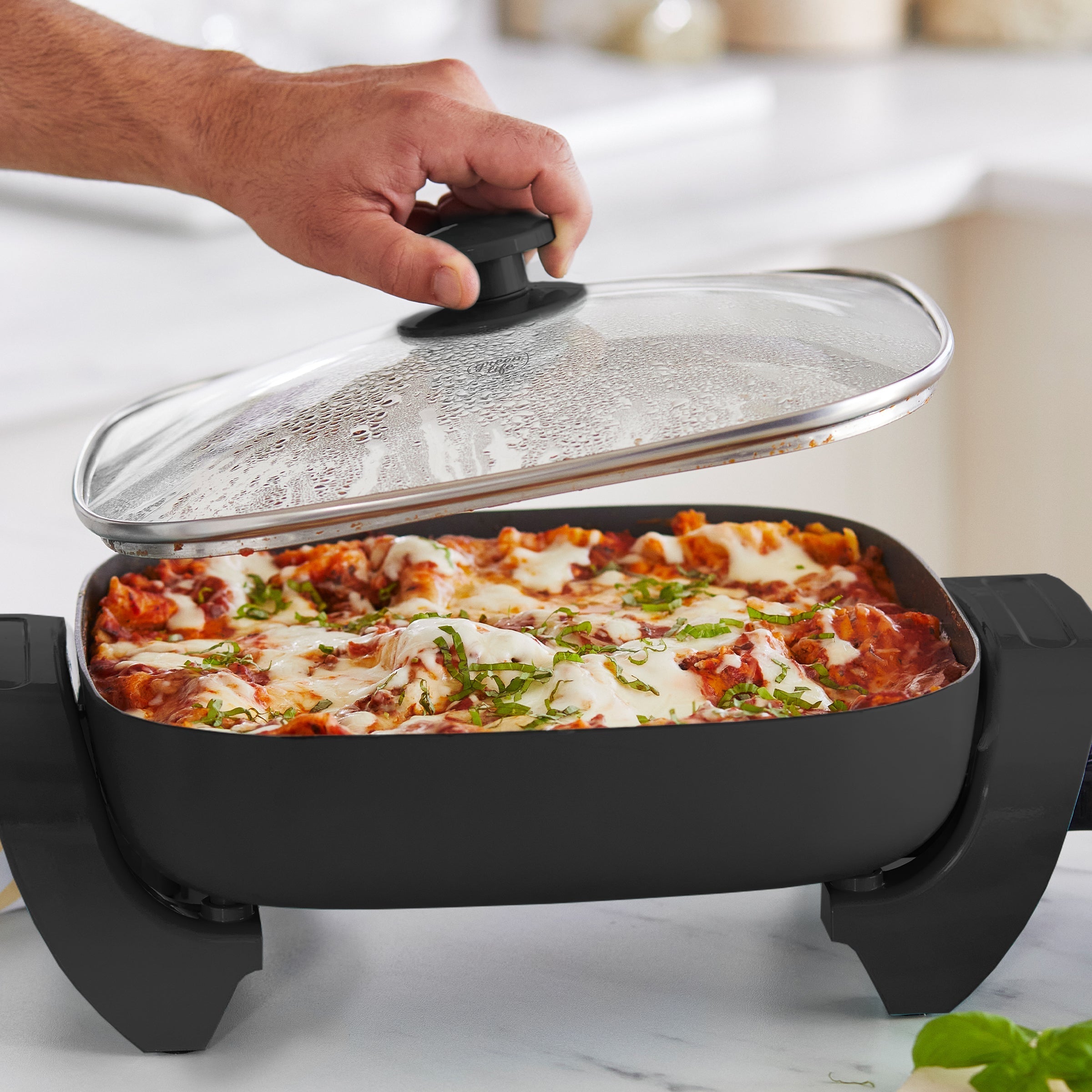 GreenLife Electric Skillet | Black - Image 5