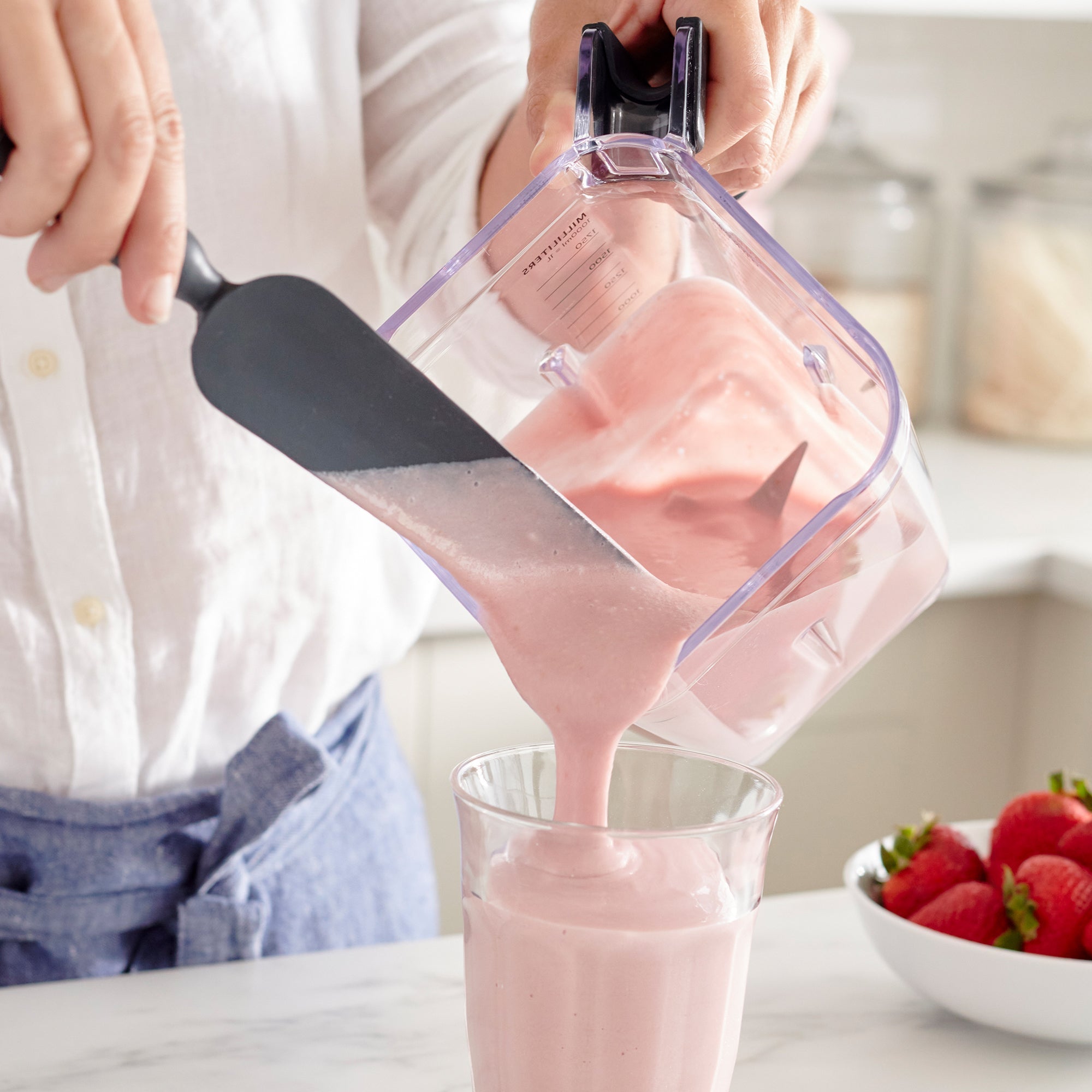 GreenLife Easy Reach Silicone Spatula. 2-Piece Set | Gray - Image 3