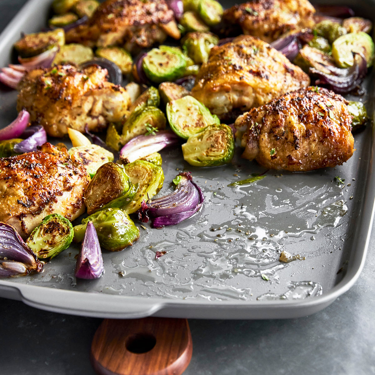 Premiere Ovenware Ceramic Nonstick 18 x 13 Half Sheet Pan | Gray - Image 10
