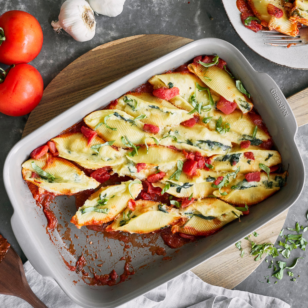 Premiere Ovenware Ceramic Nonstick 13 x 9 Rectangular Baker | Gray - Image 6