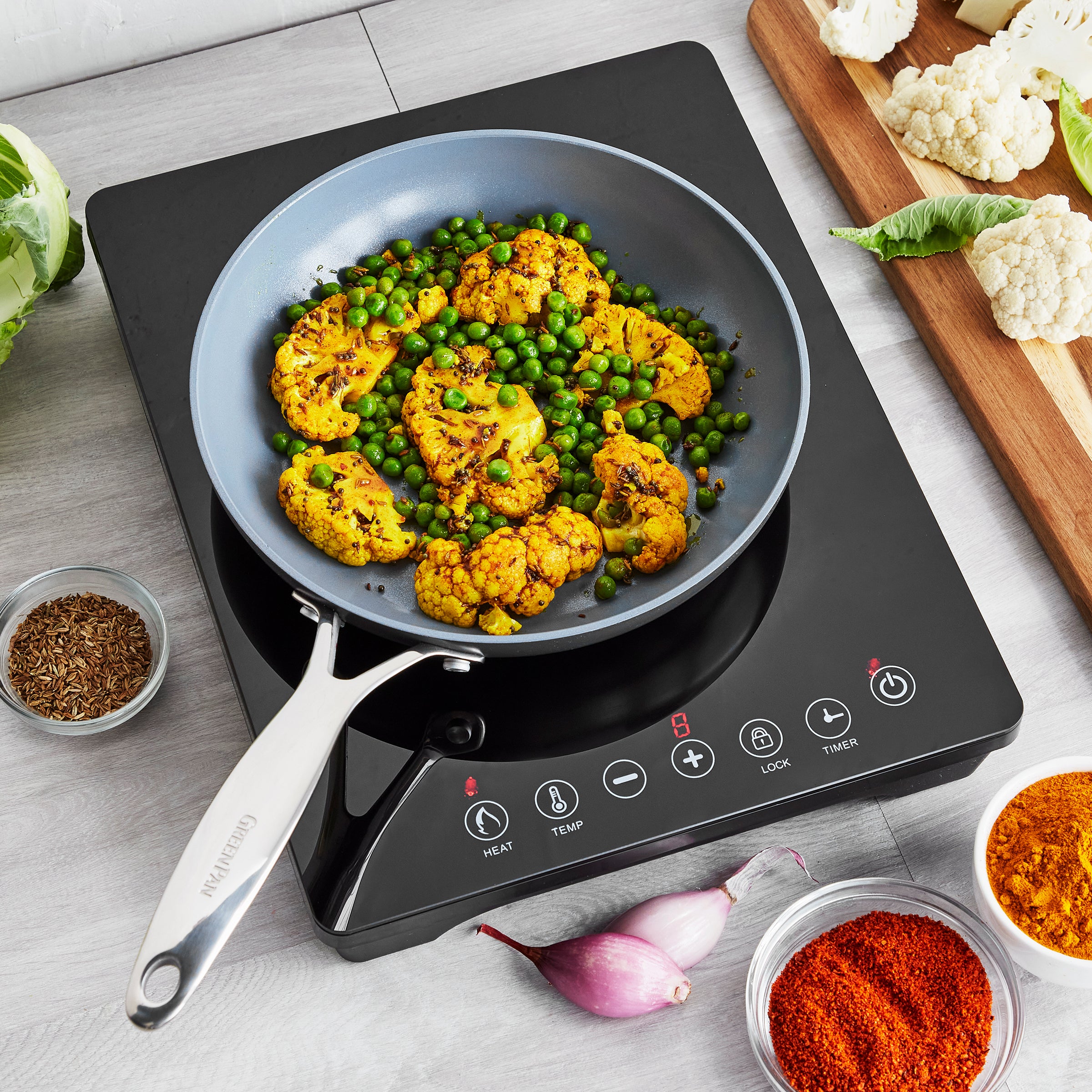 GreenPan 1800 Watts Induction Cooktop - Image 4