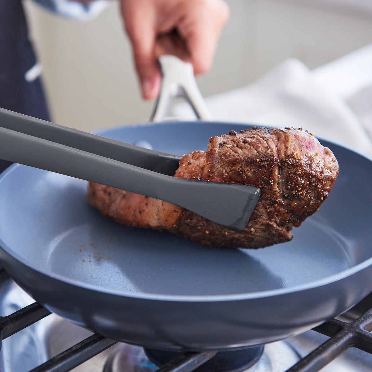 Platinum Silicone Tongs | Gray - Image 5
