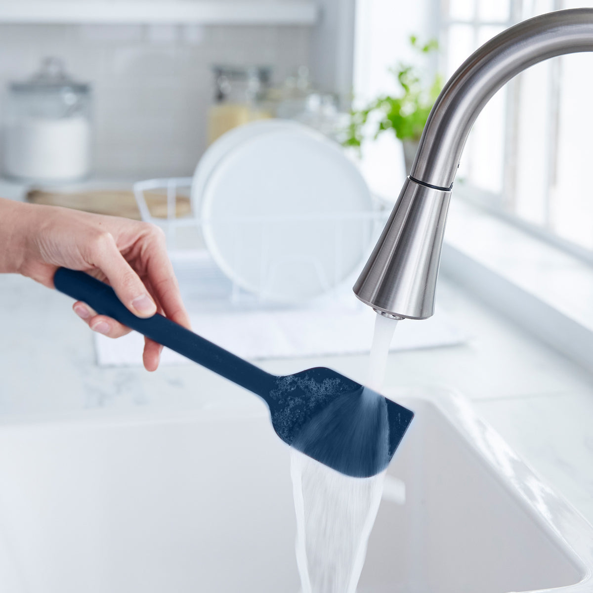Platinum Silicone Tools 5-Piece Utensil Set | Navy - Image 5
