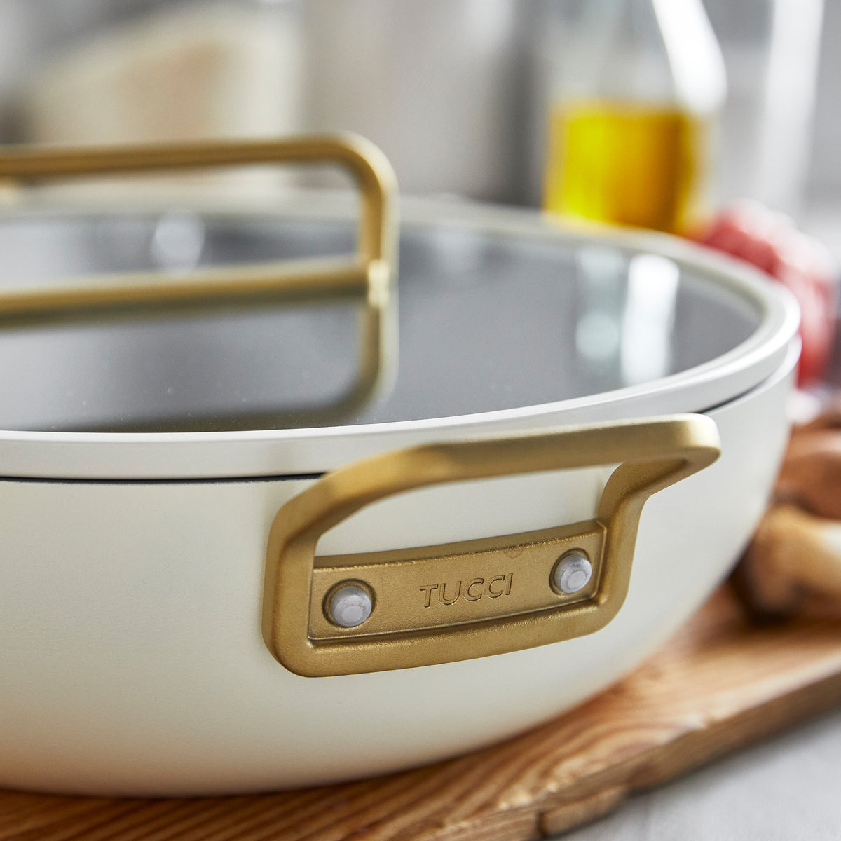 Stanley Tucci™ Ceramic Nonstick 6.5-Quart Essential Stanley Pan | Carrara White - Image 7