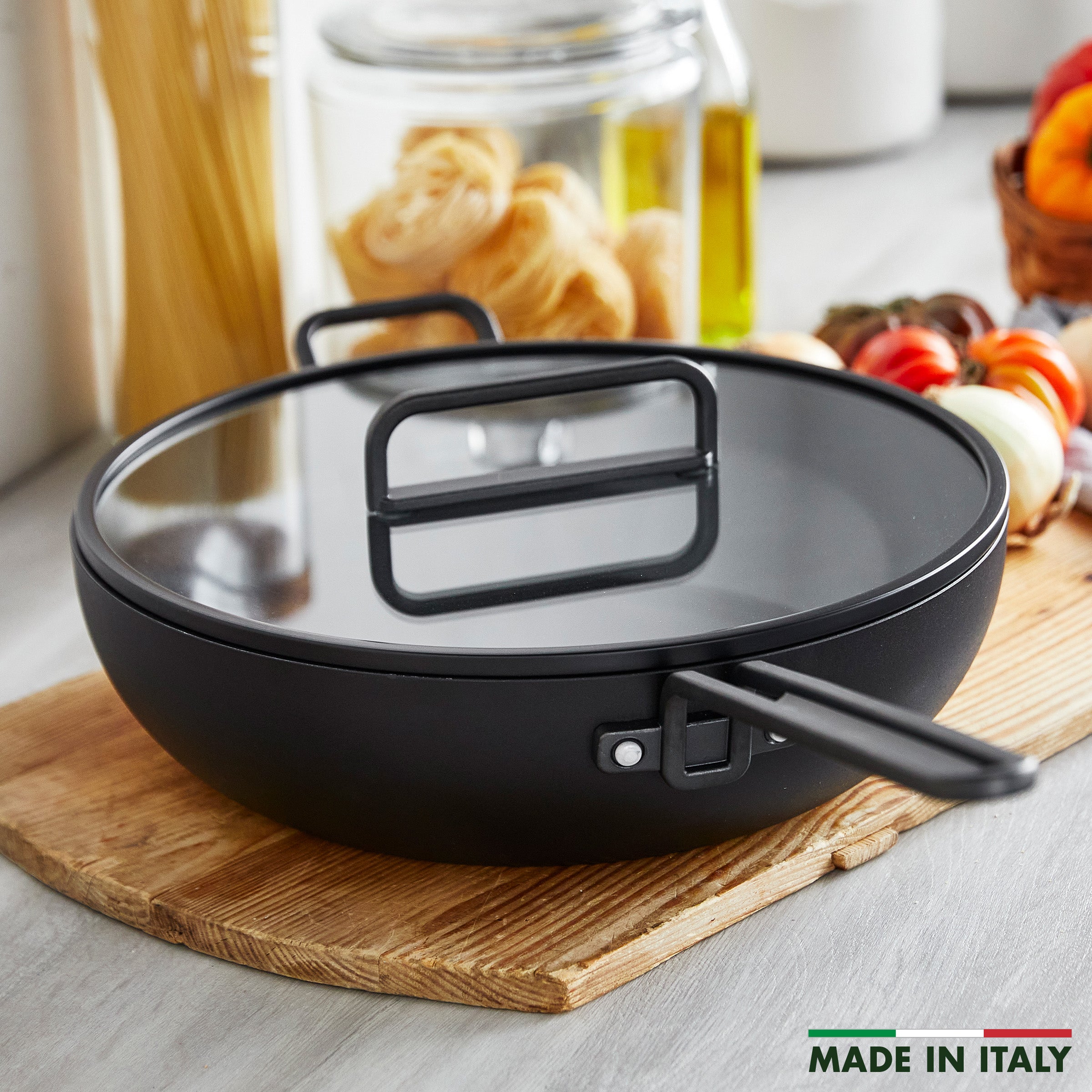 Stanley Tucci™ Ceramic Nonstick 6.5-Quart Essential Stanley Pan | Milano Black - Image 3