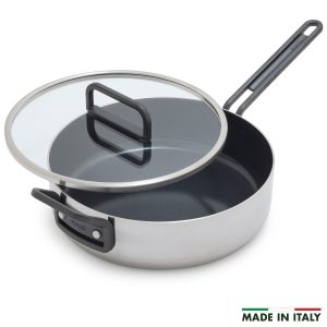 Stanley Tucci™ Stainless Steel Ceramic Nonstick 4-Quart Sauté Pan with Lid