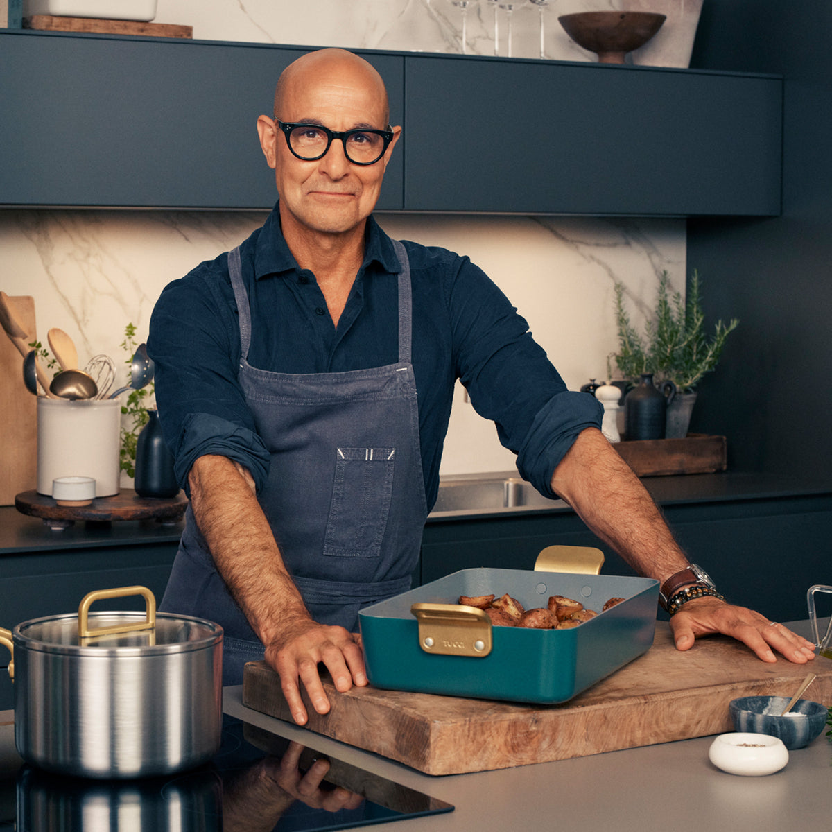 Stanley Tucci™ Ceramic Nonstick Lasagna Pan | Venetian Teal - Image 2