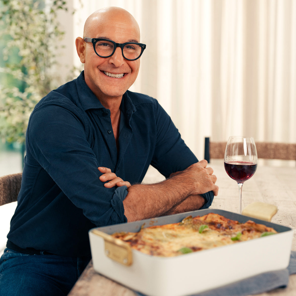 Stanley Tucci™ Ceramic Nonstick Lasagna Pan | Carrara White - Image 13