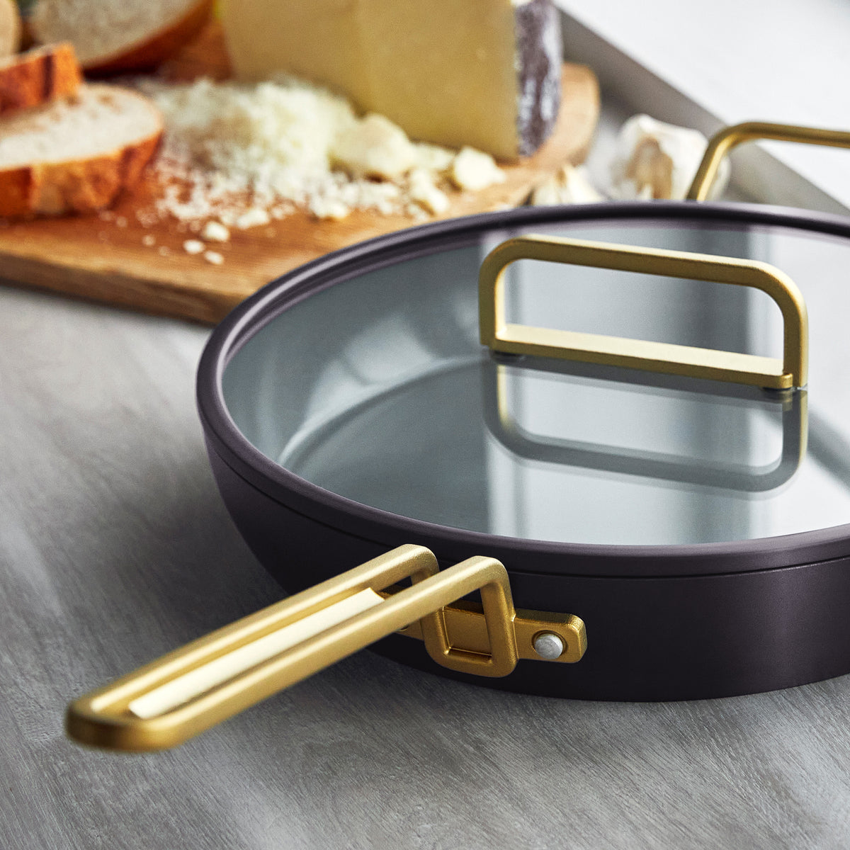 Stanley Tucci™ Ceramic Nonstick 12 Frypan with Lid | Calabrian Fig - Image 5