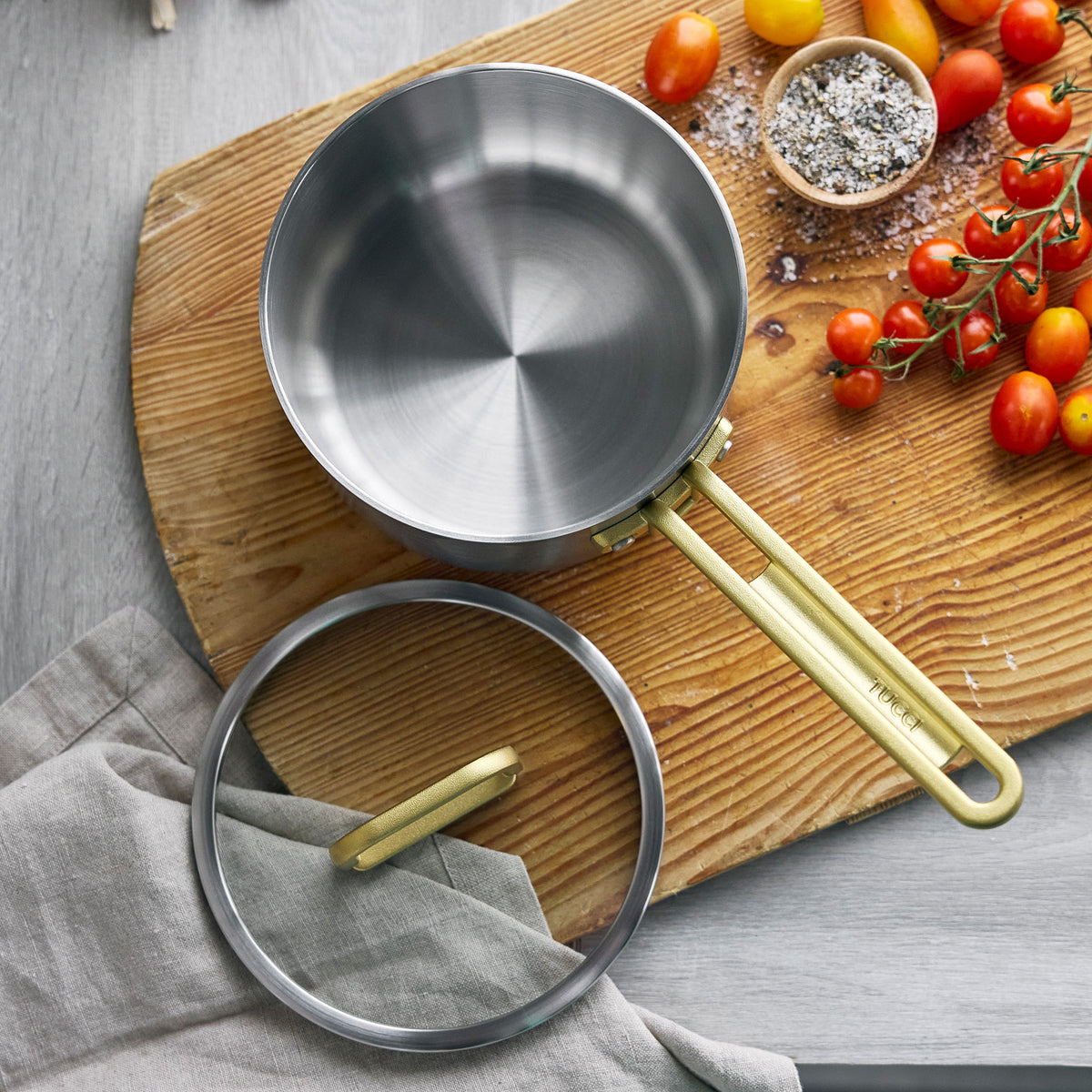 Stanley Tucci™ Uncoated Stainless Steel 2-Quart Saucepan with Lid - Image 6