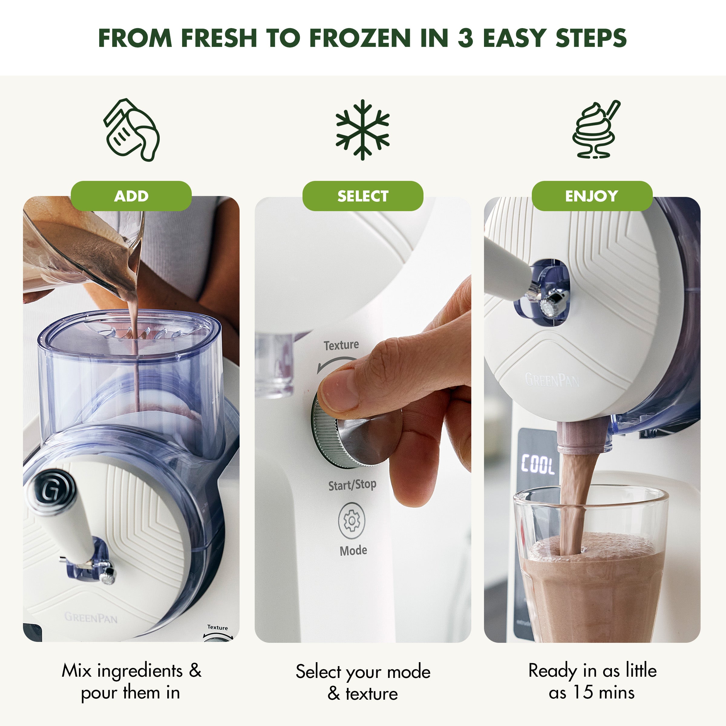 Frost Classic 15-in-1 Ice Cream & Frozen Drink Maker | Cream - Image 5