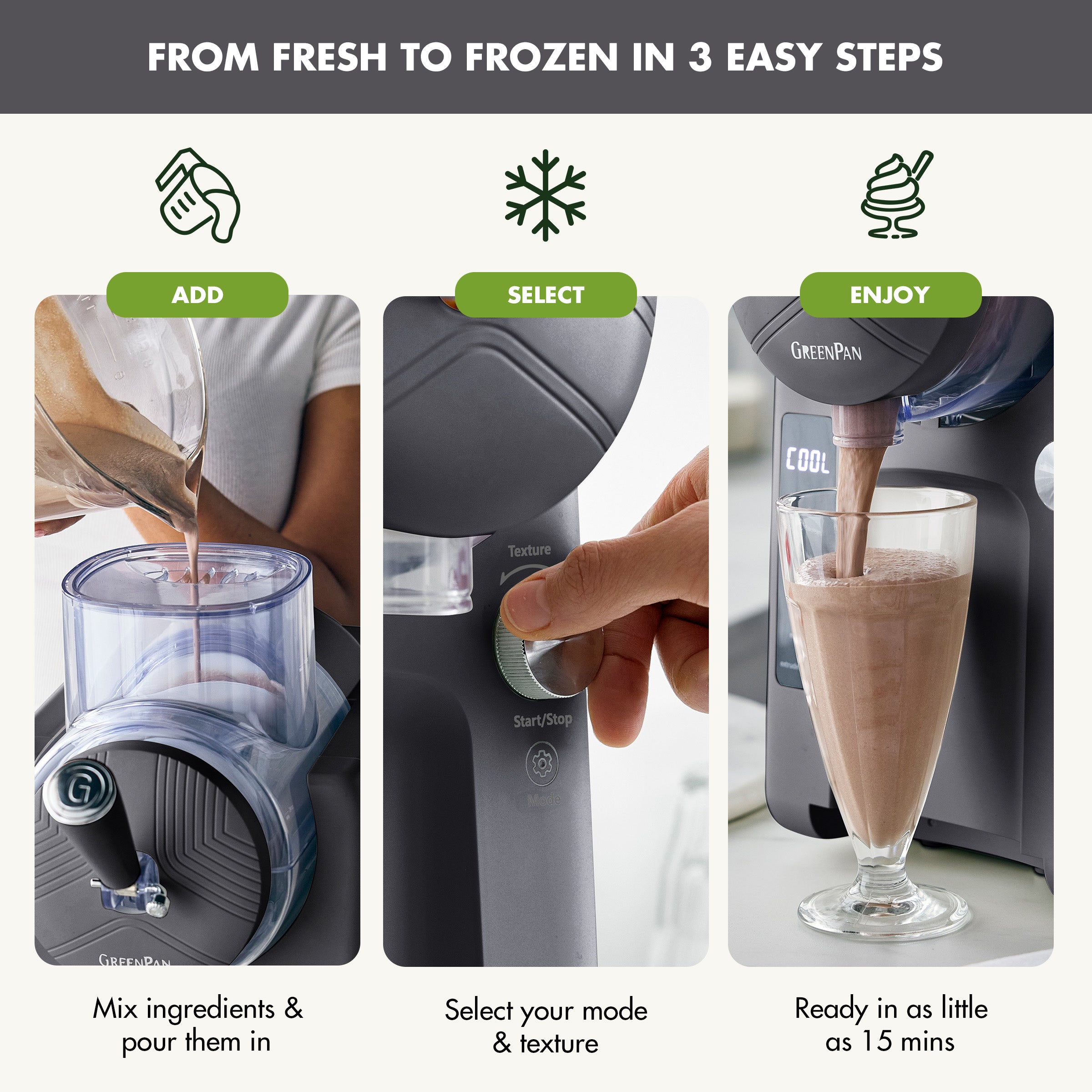 Frost Classic 15-in-1 Ice Cream & Frozen Drink Maker | Licorice - Image 5