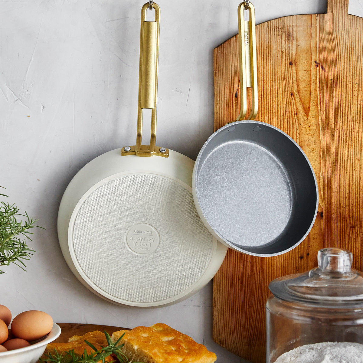 Stanley Tucci™ Ceramic Nonstick 6-Piece Cookware Set | Carrara White - Image 5