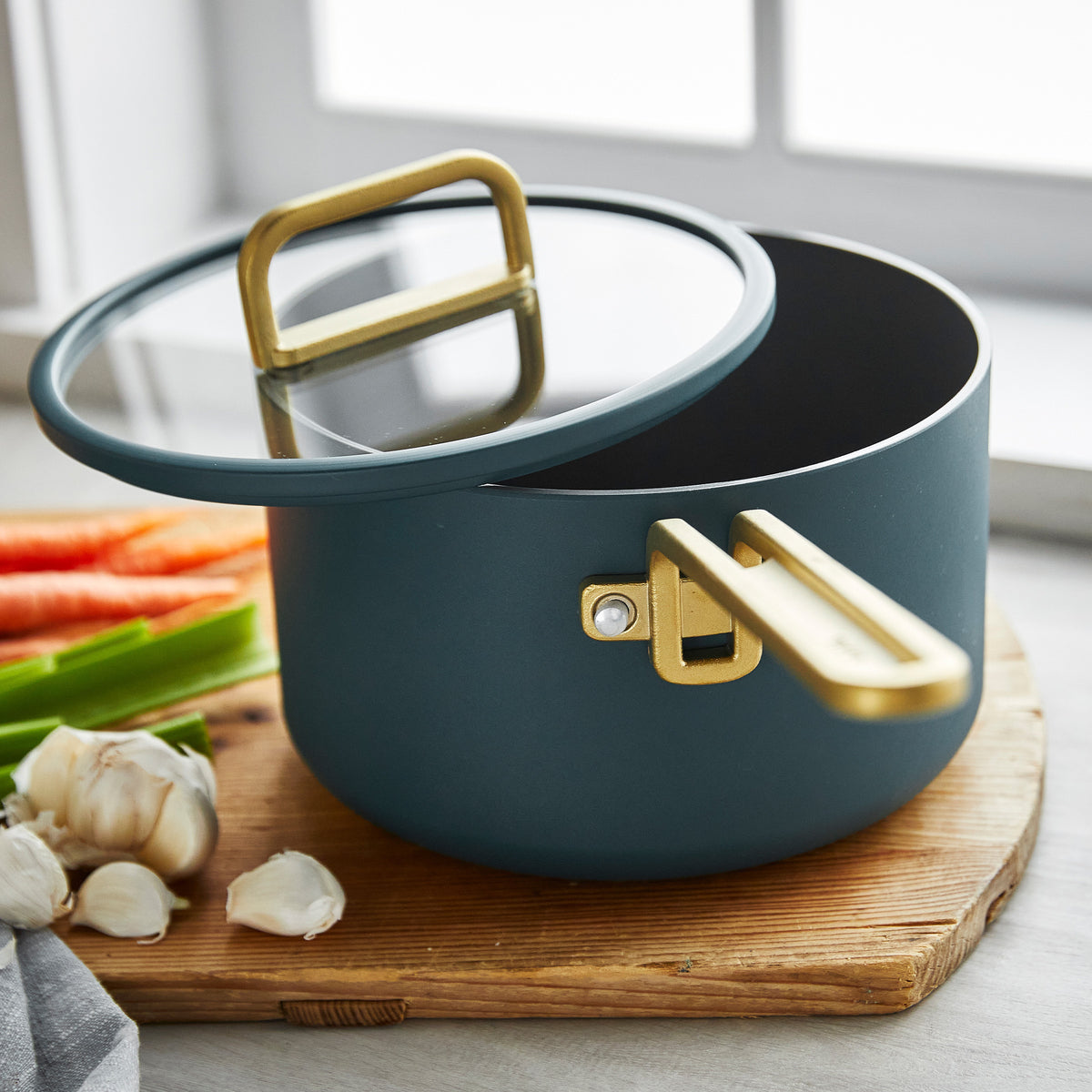 Stanley Tucci™ Ceramic Nonstick 6-Piece Cookware Set | Venetian Teal - Image 10