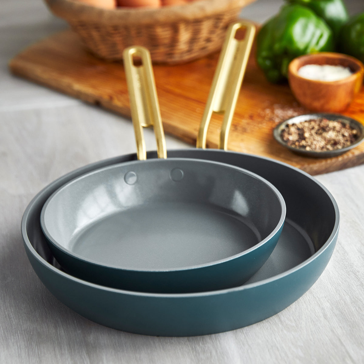 Stanley Tucci™ Ceramic Nonstick 6-Piece Cookware Set | Venetian Teal - Image 5