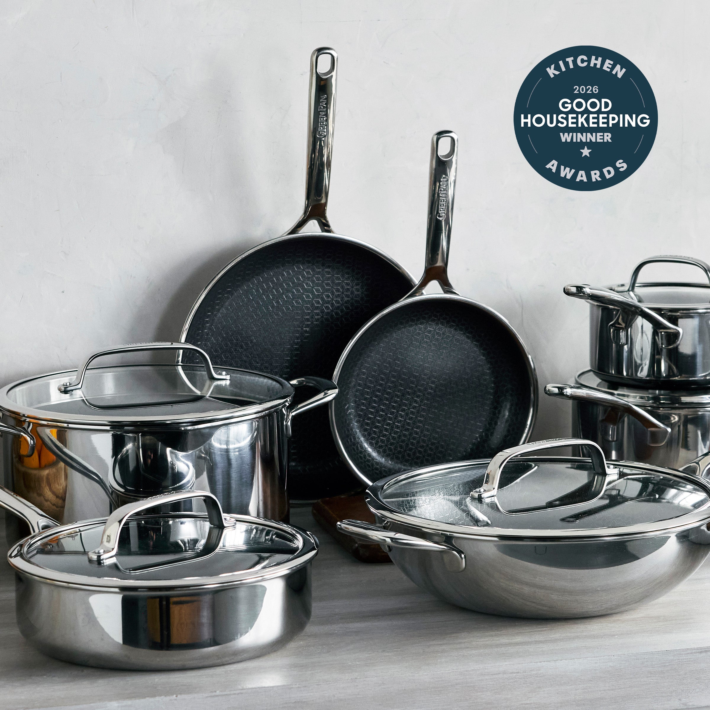 Spectra Thermobond Hybrid Ceramic Nonstick 12-Piece Cookware Set - Image 2