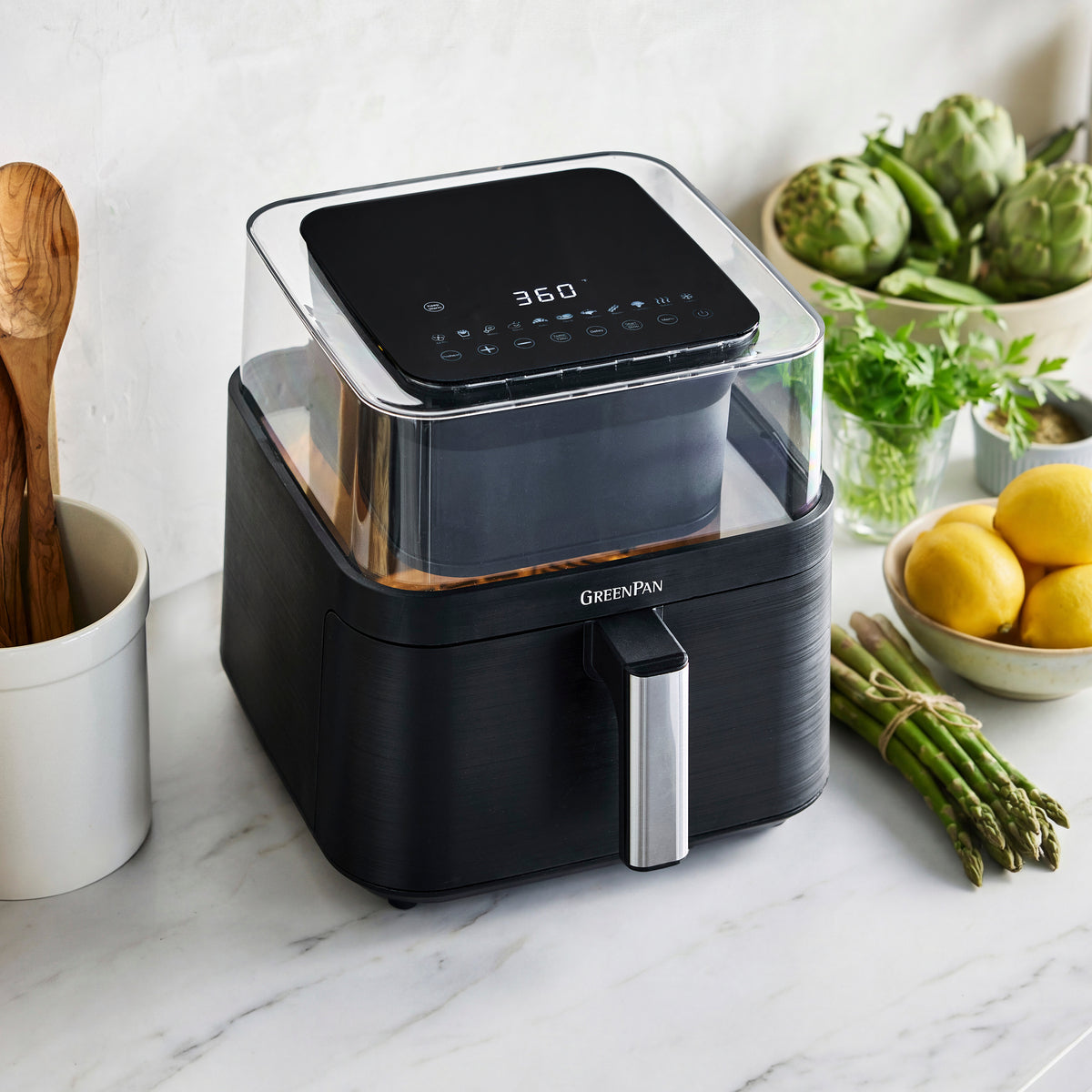 Bistro 7-Quart 360° Clear View Air Fryer - Image 2