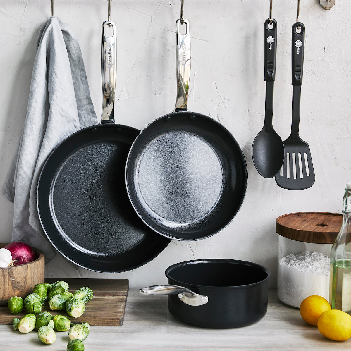 Chatham Black Ceramic Nonstick 5-Piece Cookware Set - Image 2