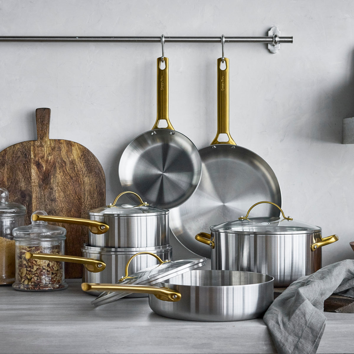 Reserve Stainless Steel 10-Piece Cookware Set - Image 2