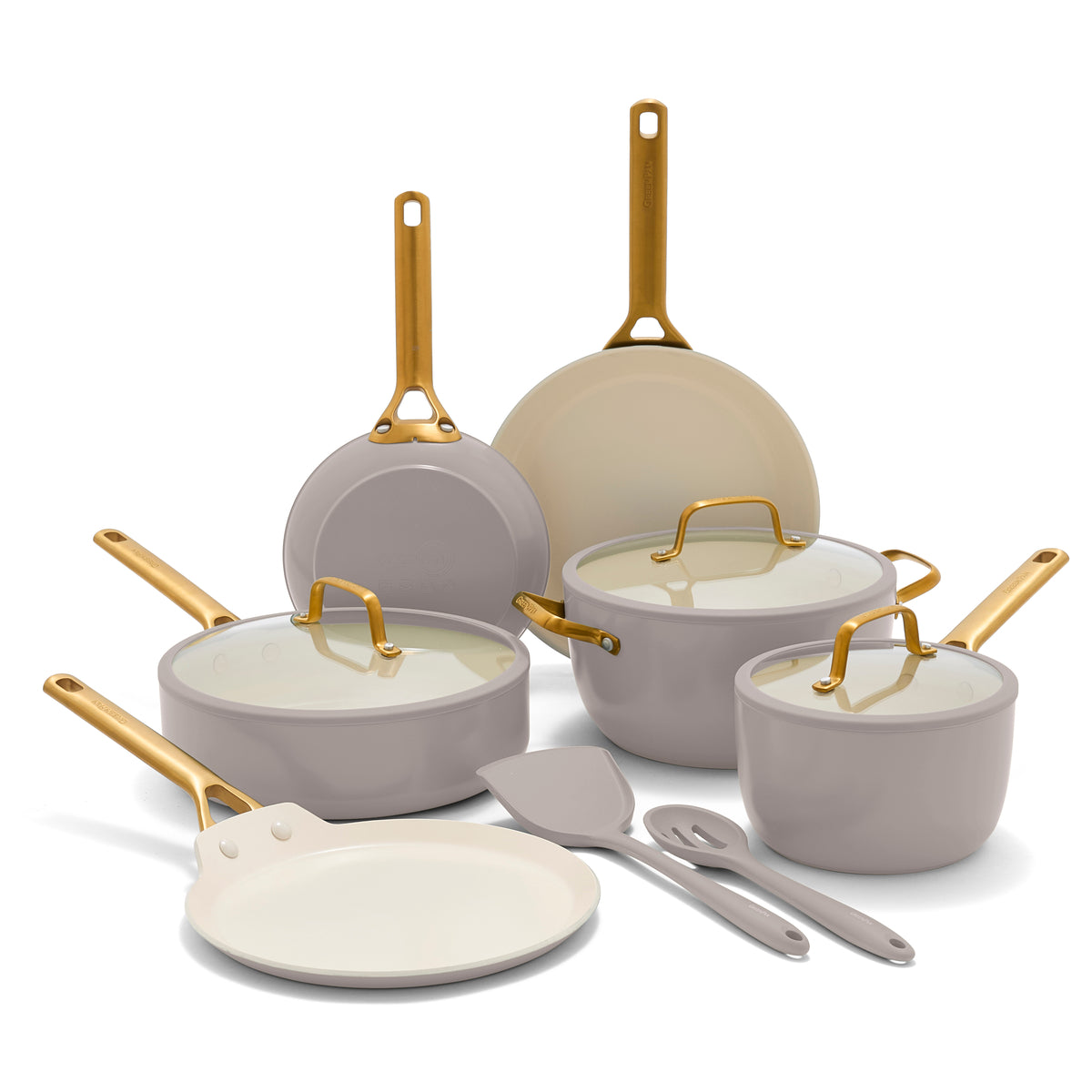 Reserve Pro Ceramic Nonstick 11-Piece Cookware Set | Oyster