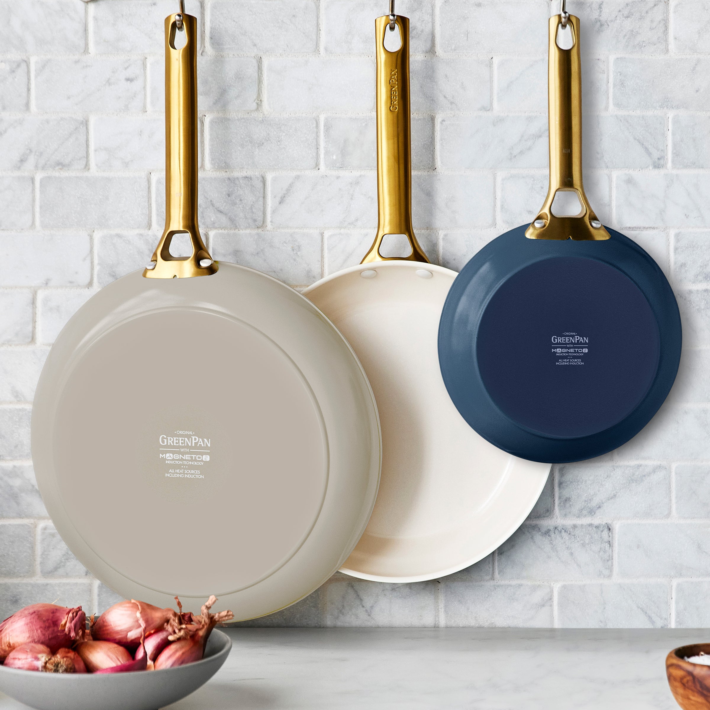 Reserve Ceramic Nonstick 8. 10 and 12 Frypan Set | Multicolor - Image 6