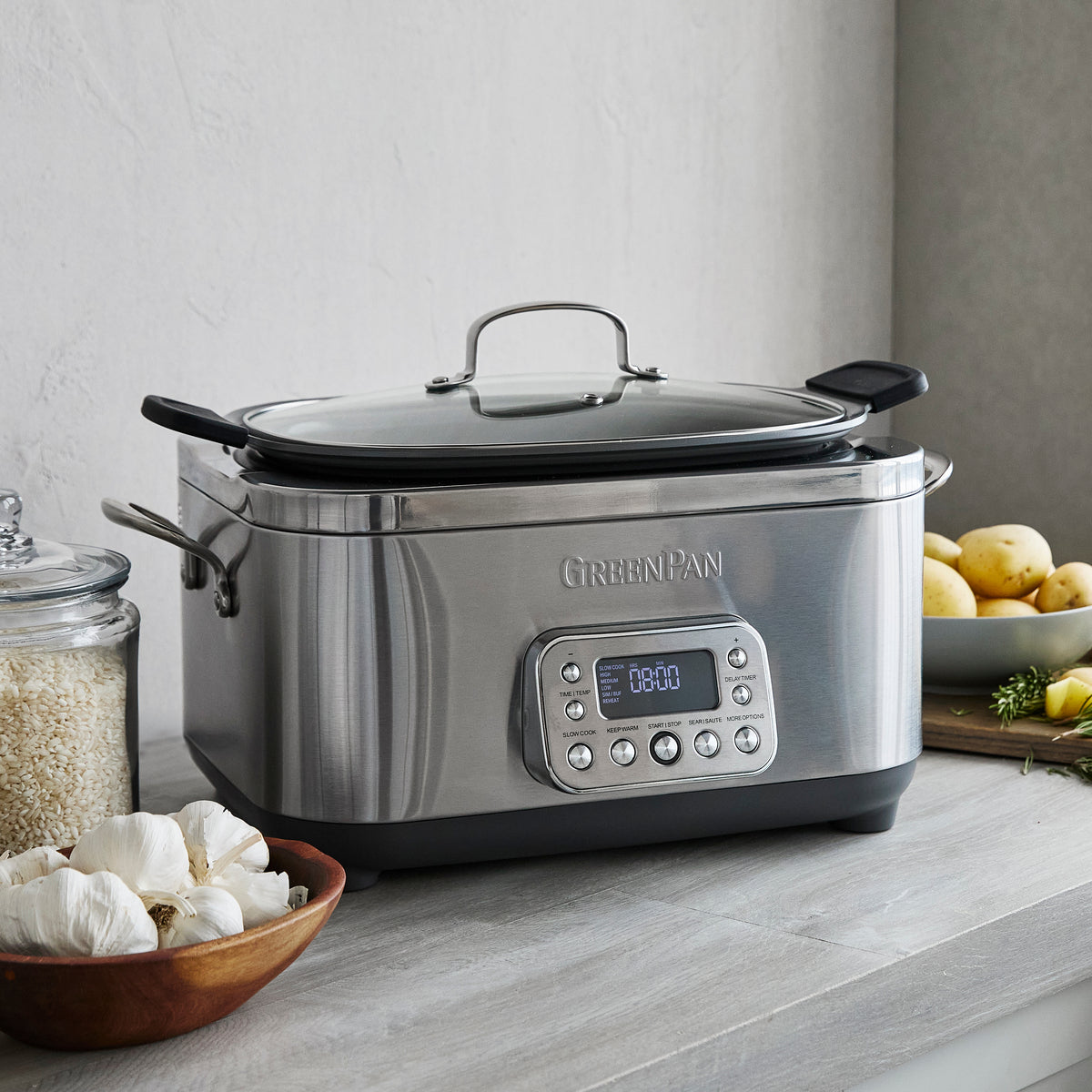 Elite 14-in-1 6-Quart Slow Cooker | Premiere Stainless Steel - Image 3