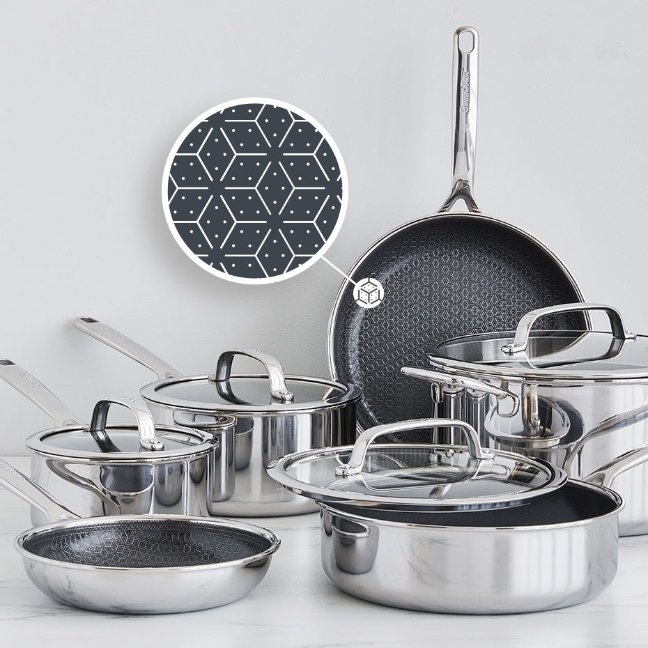 Spectra Thermobond Hybrid Ceramic Nonstick 10-Piece Cookware Set - Image 4