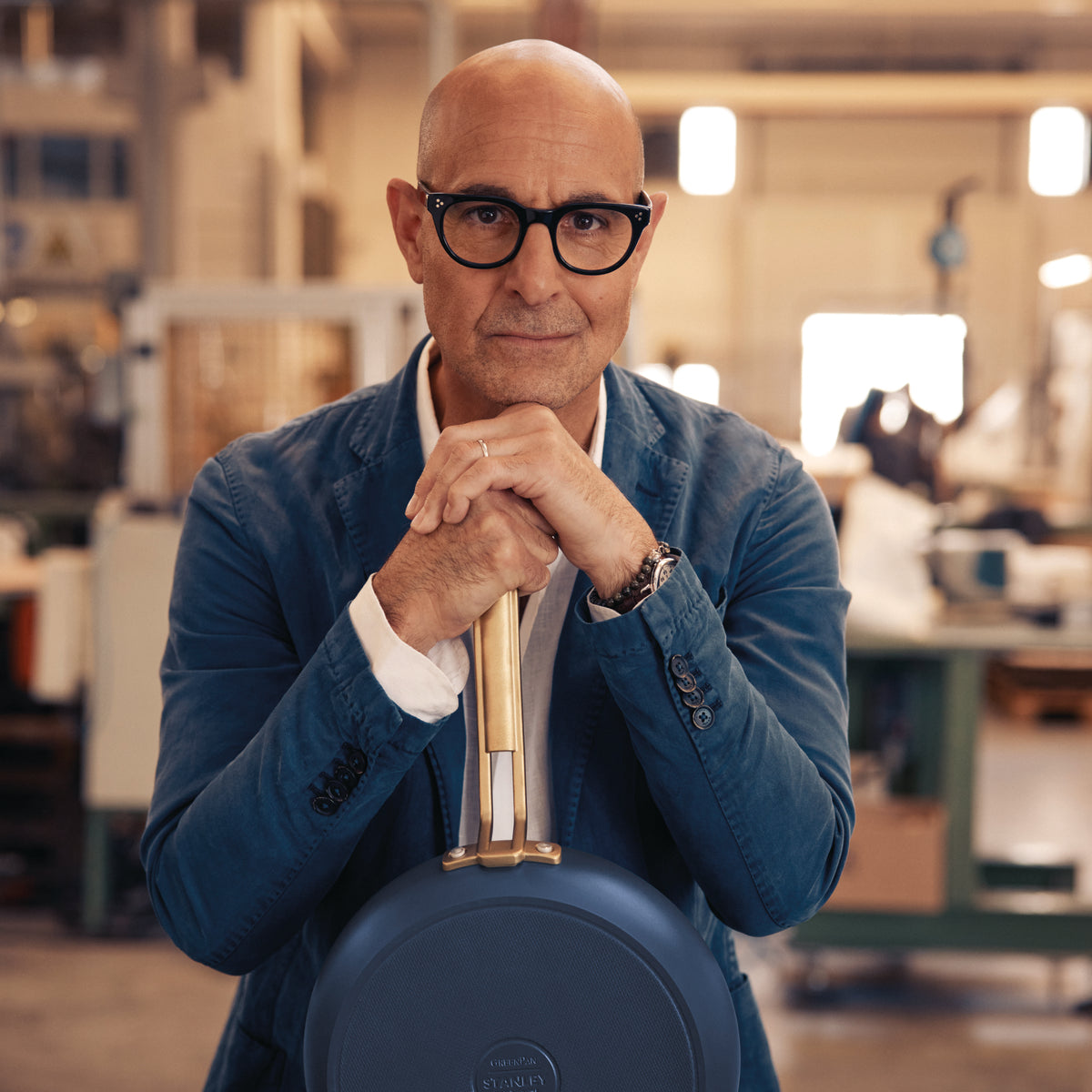 Stanley Tucci™ Ceramic Nonstick 4-Piece Saucepan Set | Marino Blue - Image 11