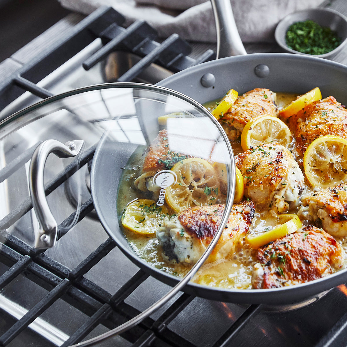 Lima Ceramic Nonstick 12 Frypan with Lid - Image 5