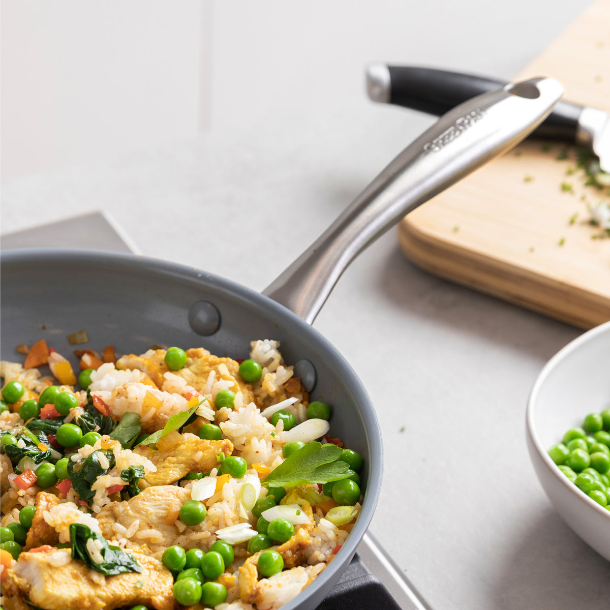 Lima Ceramic Nonstick 12 Frypan with Lid - Image 8