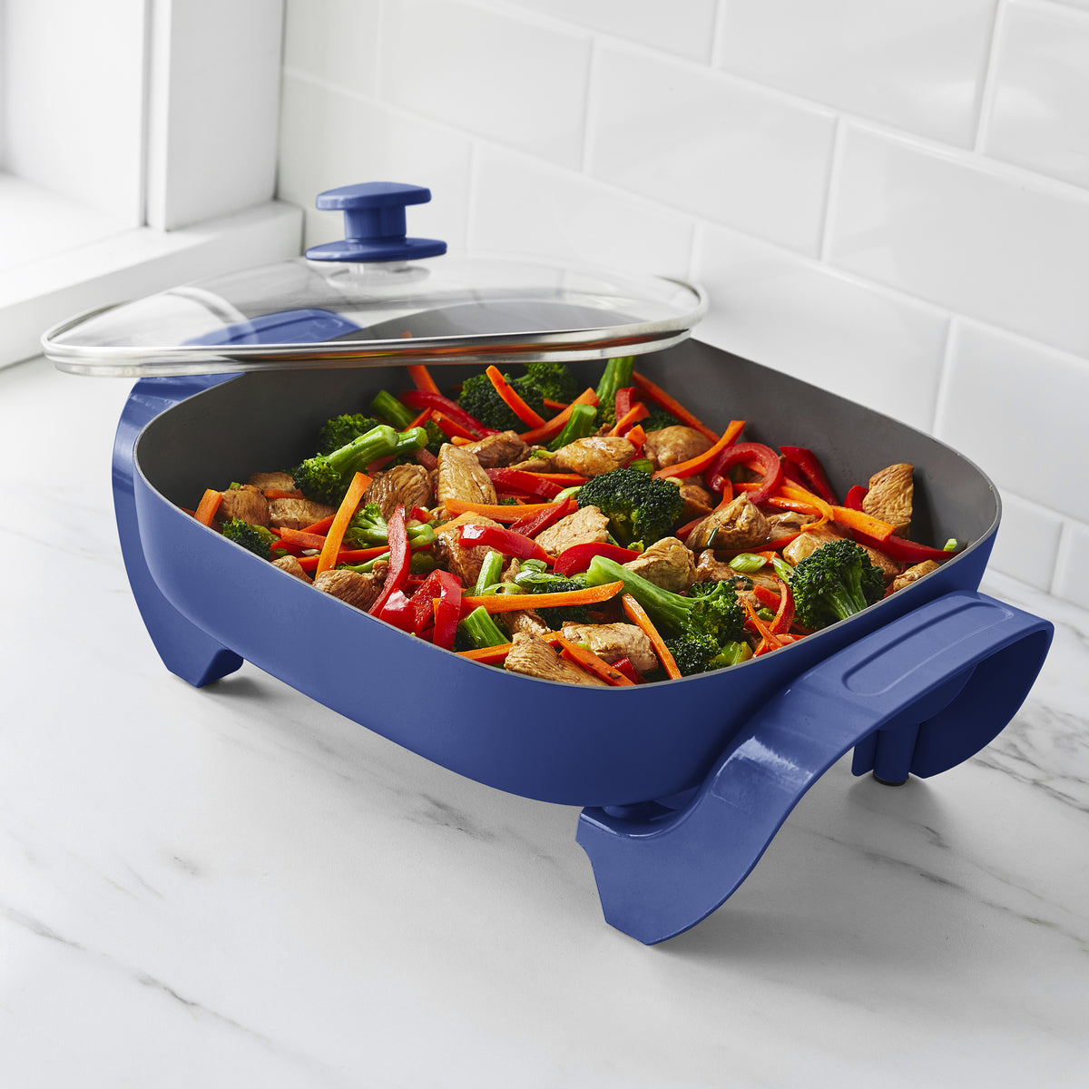 GreenLife Electric Skillet | Blue - Image 2
