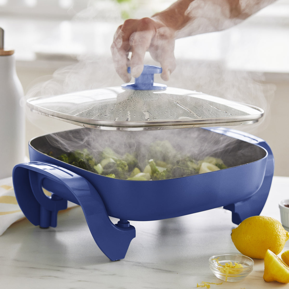 GreenLife Electric Skillet | Blue - Image 4