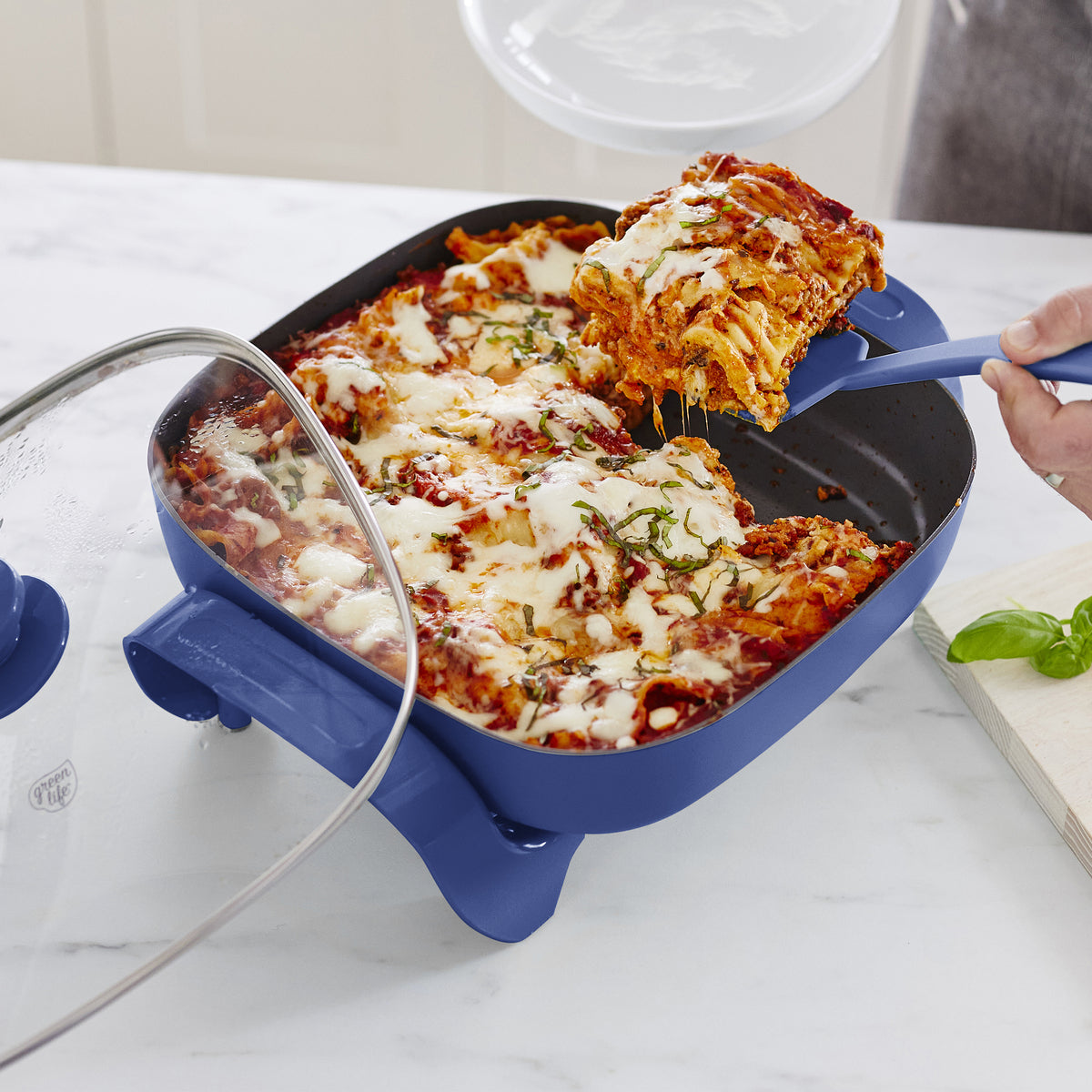GreenLife Electric Skillet | Blue - Image 5