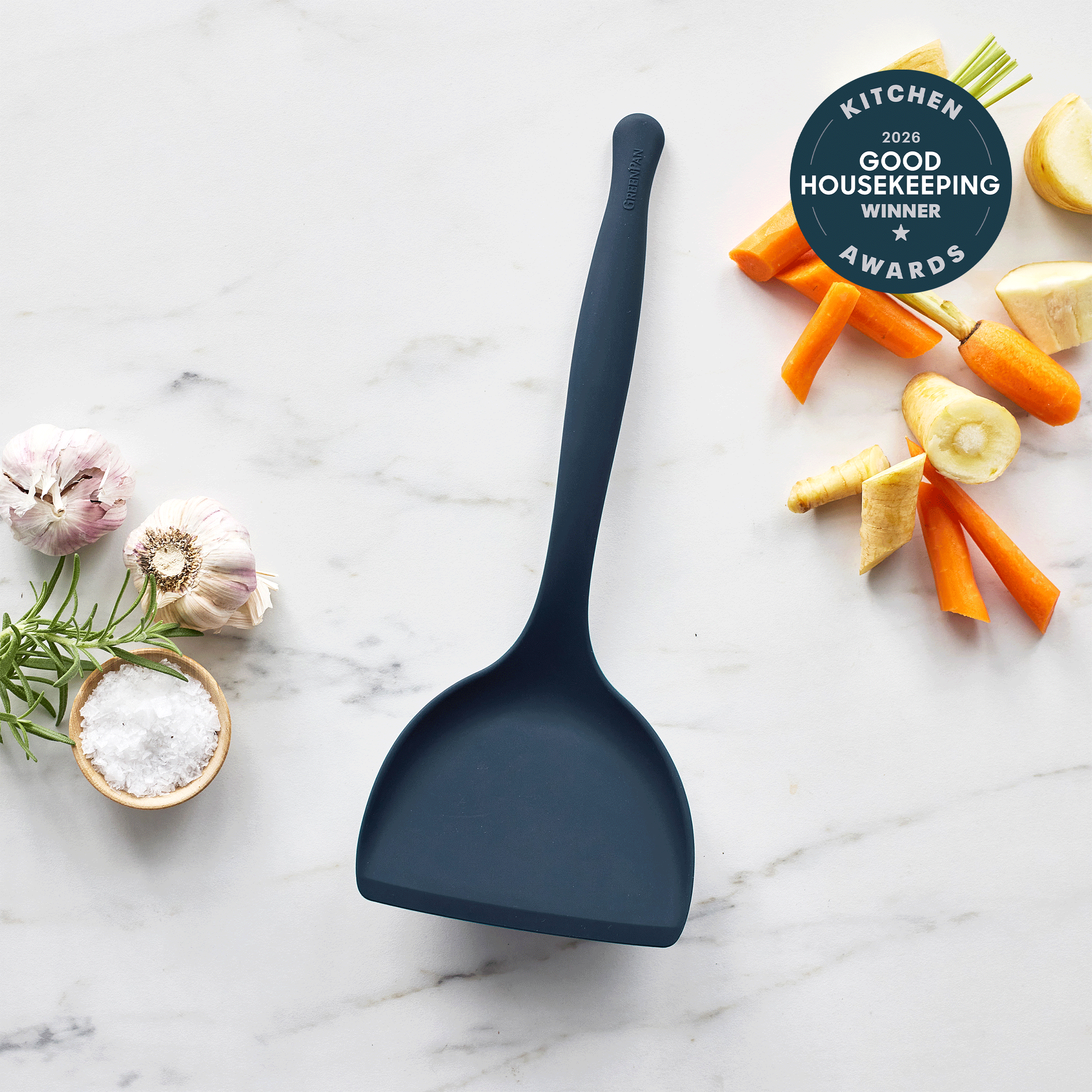 Premiere Silicone Roasting Scoop | Oxford Blue - Image 2