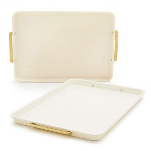 Reserve Bakeware 2-Piece 13 x 18 Half Sheet Pan Set | Cream
