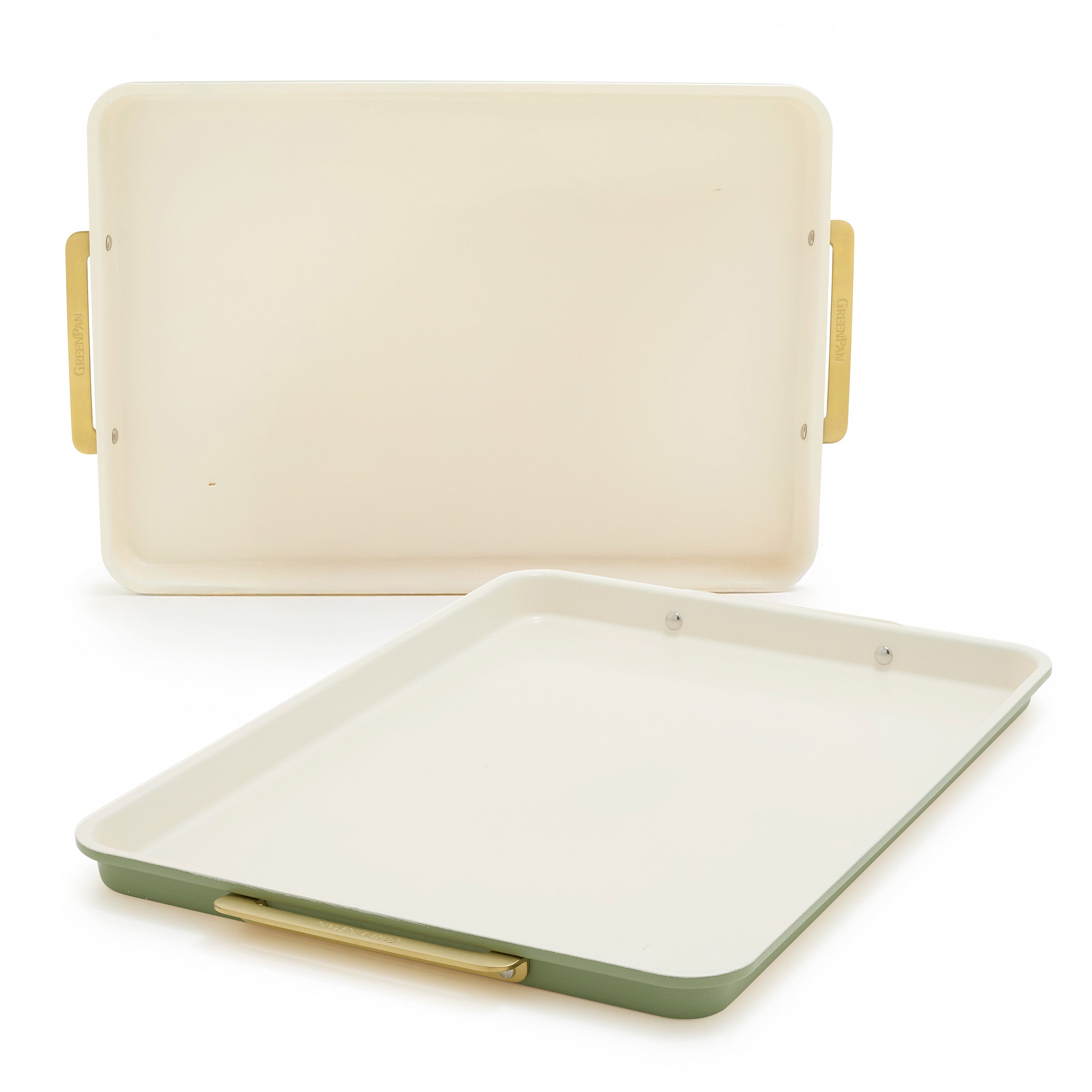 Reserve Bakeware 2-Piece 13 x 18 Half Sheet Pan Set | Sage