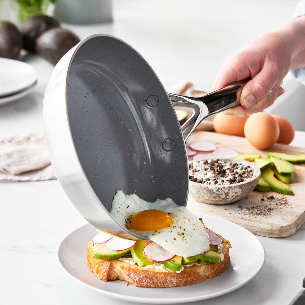GP3 Thermolon 9G Ceramic Nonstick 14-Piece Cookware Set - Image 3