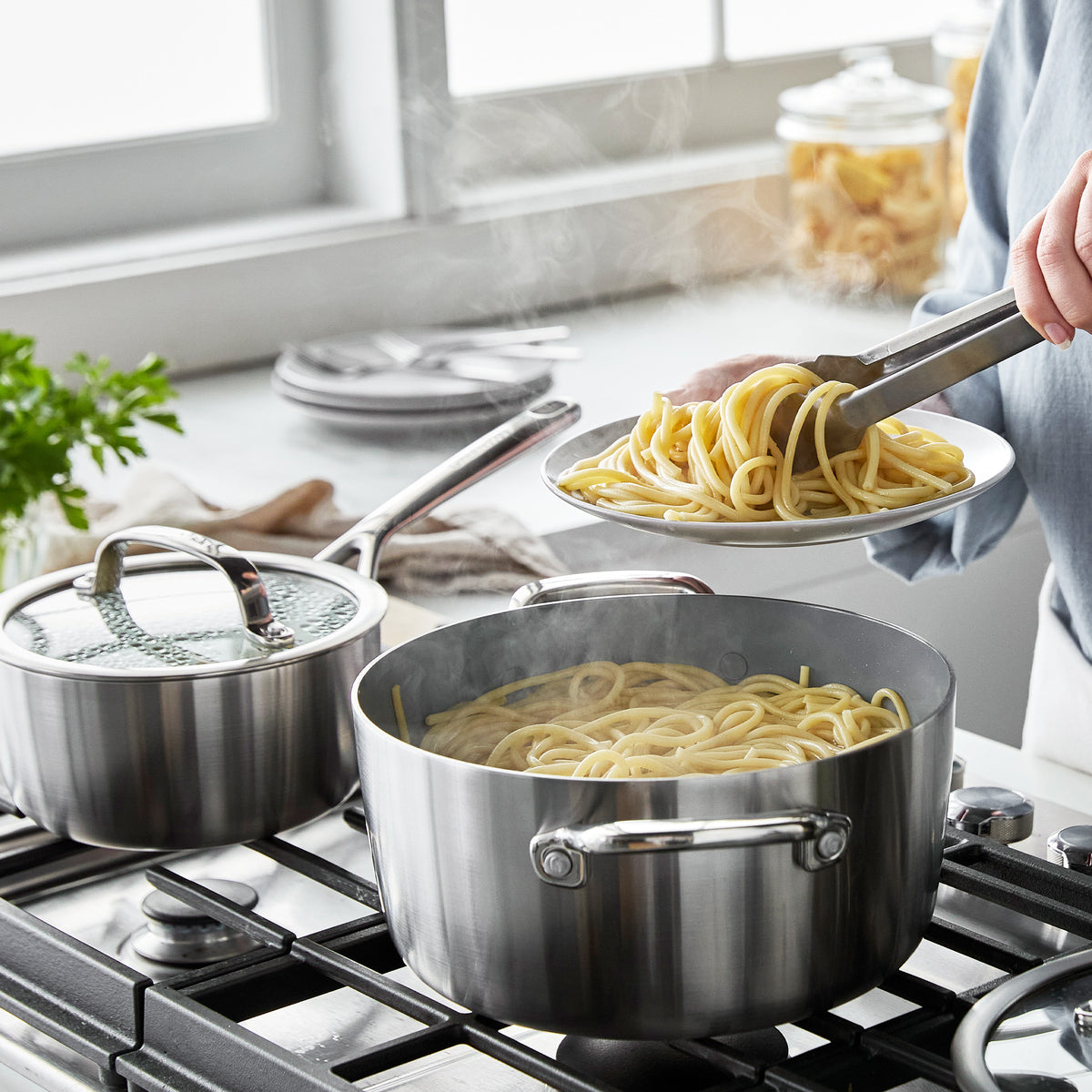 GP3 Thermolon 9G Ceramic Nonstick 14-Piece Cookware Set - Image 8