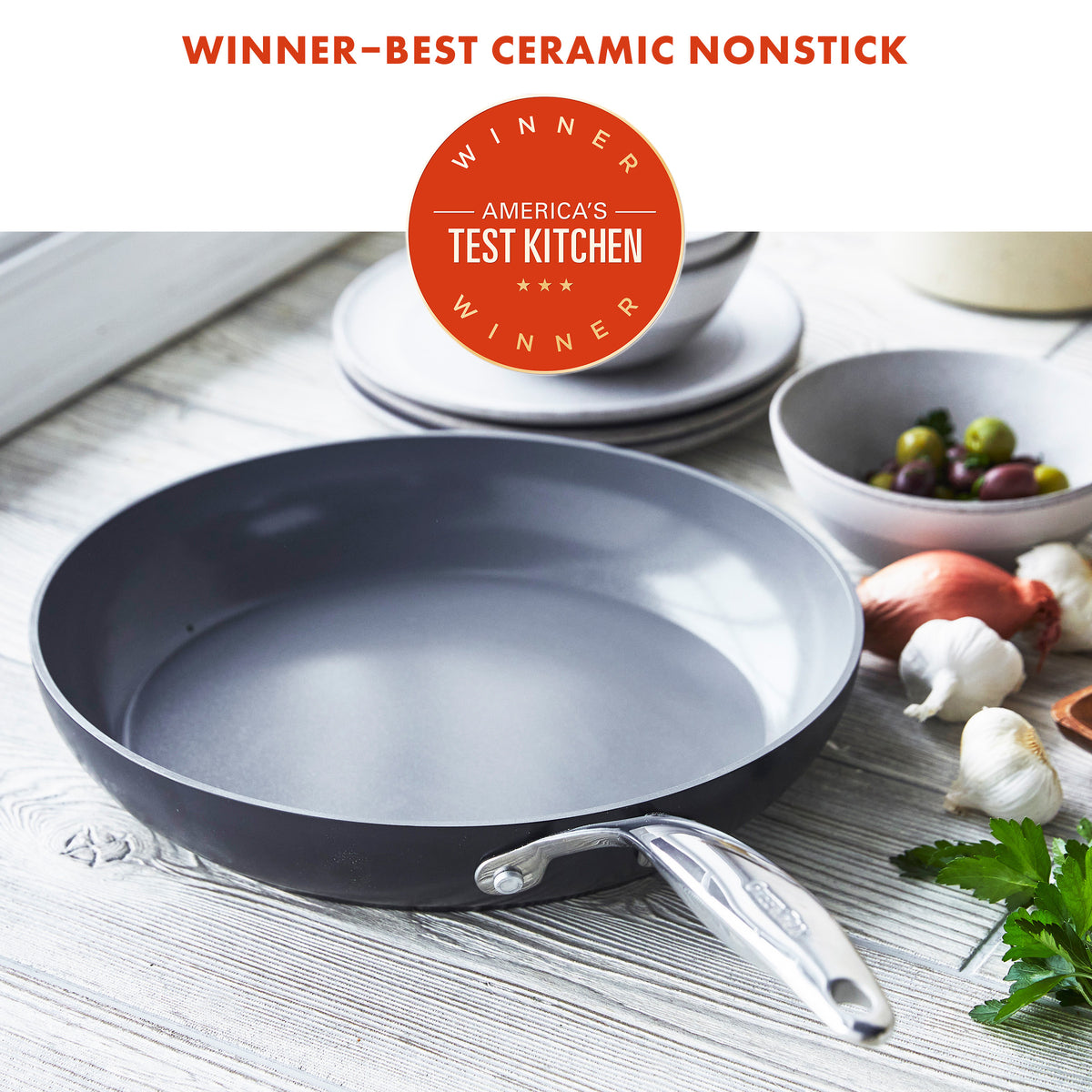 Valencia Pro Ceramic Nonstick 12 Frypan - Image 2